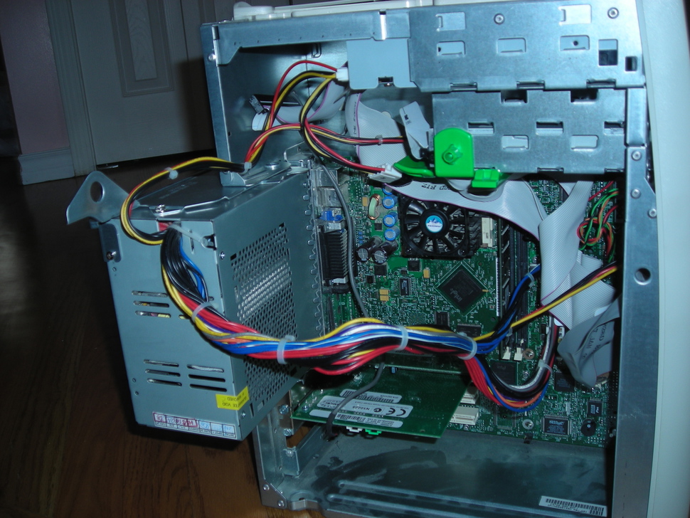 The inside of my original dell